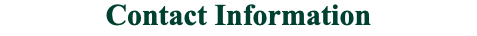 Contact Information